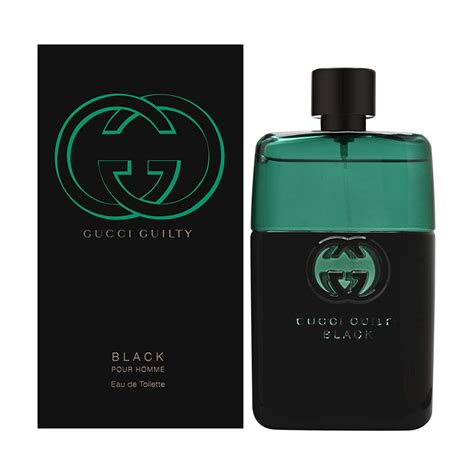 gucci guilty black pour homme eau de toilette 3 oz|Gucci Guilty black aftershave 90ml.